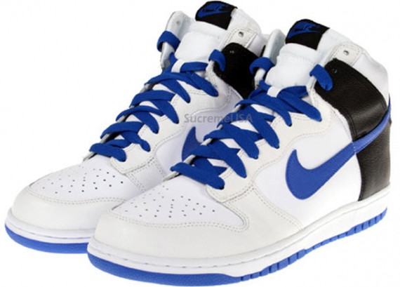 Nike Dunk High Summer 08 - White - Black - Vasrity Royal