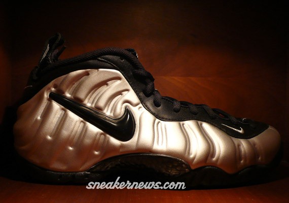 Nike Foamposite Pro - Silver - Black