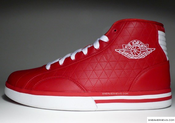 Air Jordan PHLY - White - Varsity Red Quilted