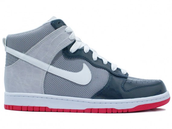 Nike Dunk High Premium - Light Graphite/Varsity Red