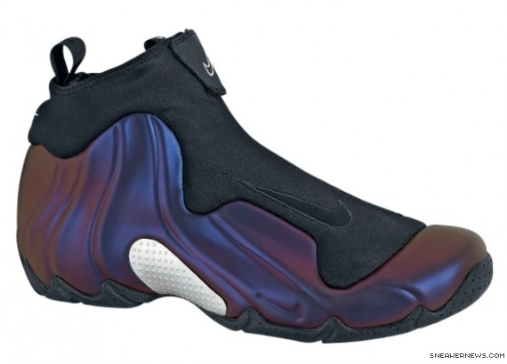 Nike Flightposite - Black Metallic Purple - Eggplant