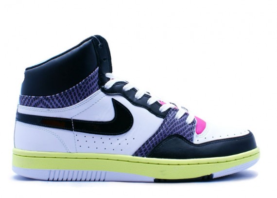 Nike Court Force High – Black – Lime – Purple Snake