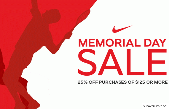 Nikestore Memorial Day Sale - 25% off $125