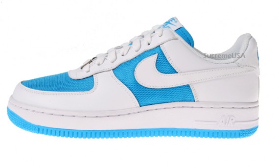 Nike Air Force 1 WMNS - Vivid Blue - White