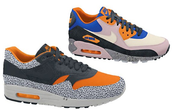 Nike Air Max 1 Safari 87 Inspired + Air Max 90 Mowabb Inspired