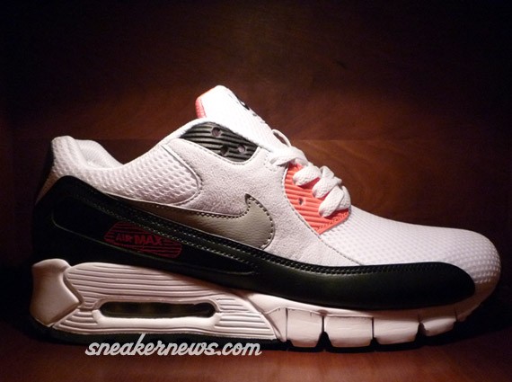 Nike Air Max 90 Current - White - Black - Infared - Medium Grey