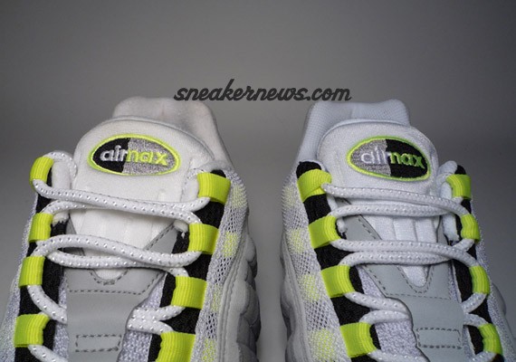 Nike Air Max 95 Neon - History of Air vs 2008 Comparison