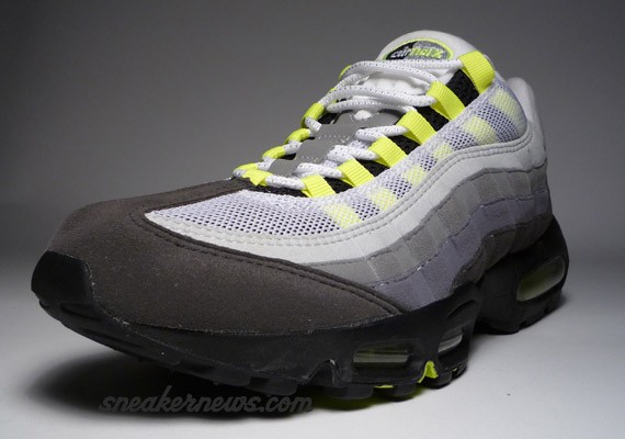 Nike Air Max 95 Neon - History of Air vs 2008 Comparison