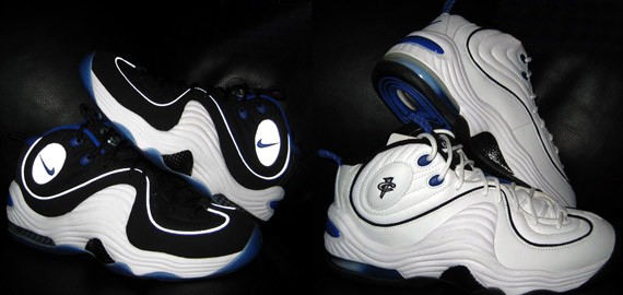 Nike Air Penny II Retro - Black - Varsity Royal + White - Varsity Royal