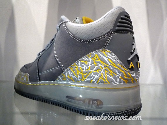 Air Jordan Force III - Flint Grey - Varsity Maize - Silver