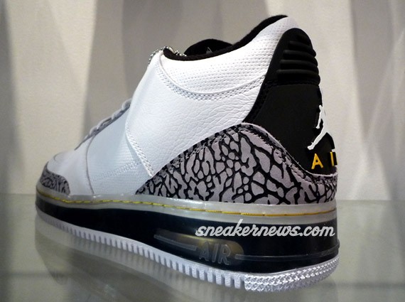 Air Jordan Force III (AJF 3) - White/Metallic Silver-Black-Varsity Maize