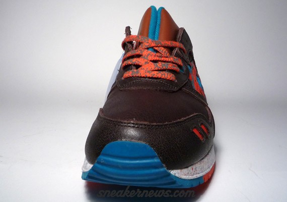 Asics Gel Lyte III - Dark Brown - Orange - Aqua