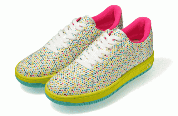 Bape Multi-Color Polka Dot Bapesta