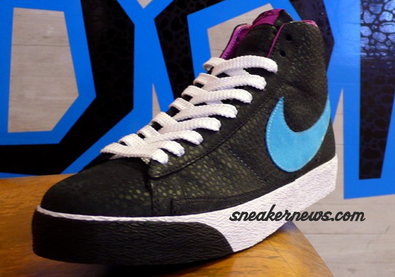 Nike Blazer High x Dave’s Quality Meat (DQM) - Black - Detail Photos