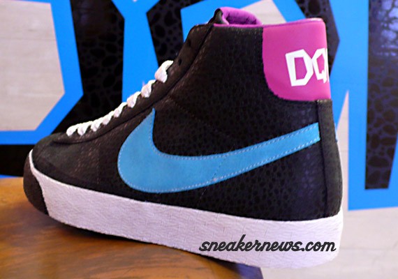 Nike Blazer High x Dave’s Quality Meat (DQM) - Black - Detail Photos