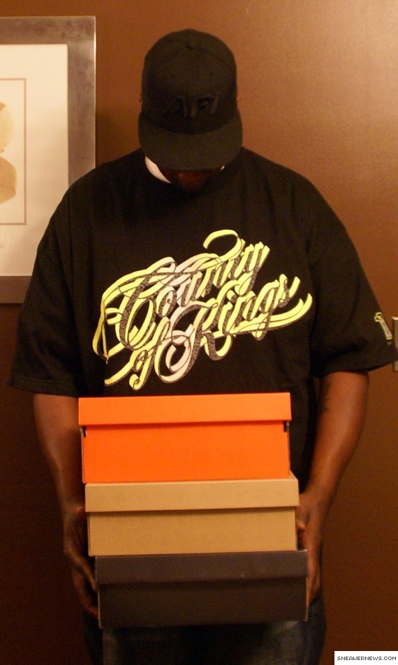 DJ Clark Kent GIVING away sneakers! Nike One's - "The 112 Pack"