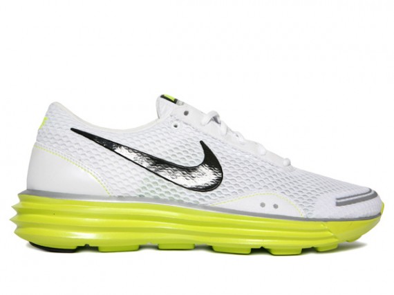 Nike Lunar Trainer+ – White/Black-Volt-Metallic Silver