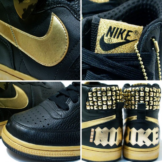 Nike Terminator High Supreme Black - Gold - Rock & Roll Pack