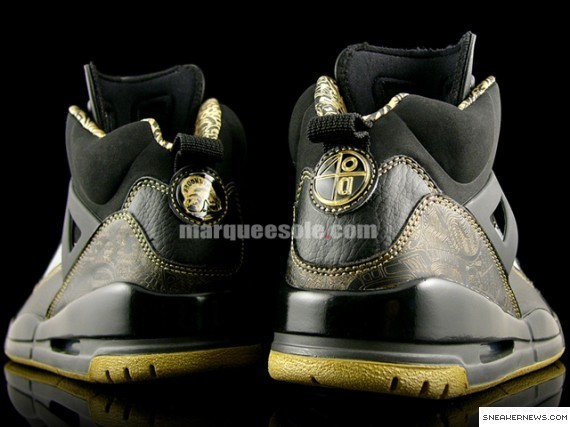 Air Jordan Spiz’ike - Black - Metallic Gold - Euro Exclusive