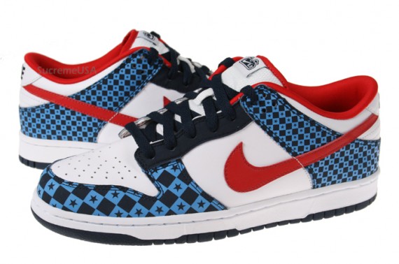 Nike 6.0 Dunk Low - Stars - Red - White - Blue