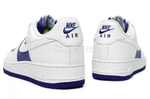 Nike Air Force 1 WMNS - White Purple - Octagon