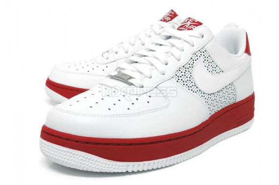 Nike Air Force 1 - White Red - Octagon