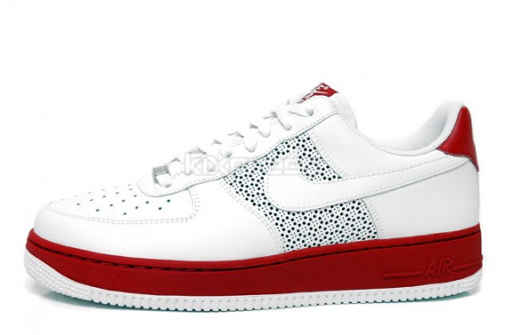 Nike Air Force 1 – White Red – Octagon