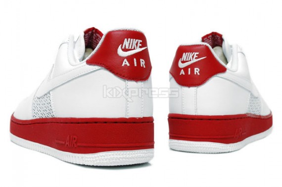 Nike Air Force 1 - White Red - Octagon