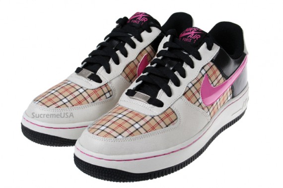 Nike Air Force 1 Low (GS) - Sail - Pink Fire - Black