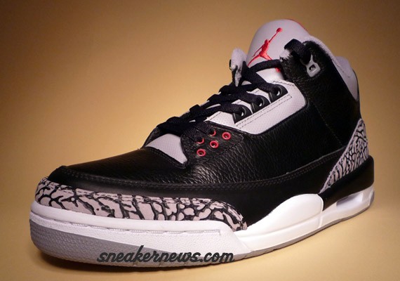 Air Jordan Retro III (3) - Black Cement - Countdown Pack