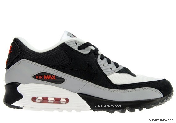 Nike Air Max 90 - Black - Grey - Red