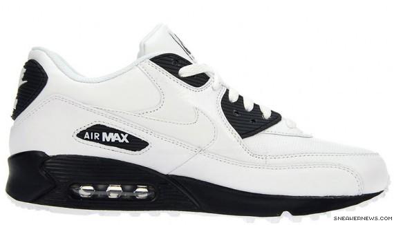 Nike Air Max 90 - White-Black + Black-White - Micro Perf