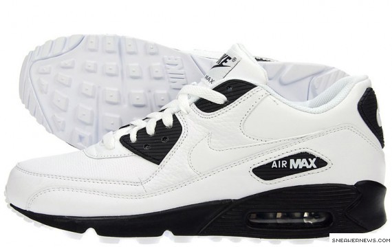 Nike Air Max 90 - White-Black + Black-White - Micro Perf