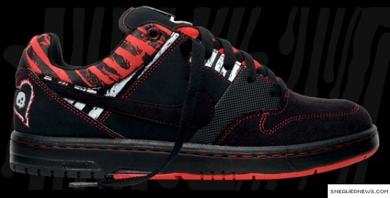 Nike 6.0 x Alkaline Trio - Heart + Sole Air Zoom Cush