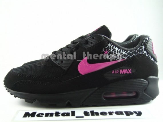 Nike Air Max 90 – Black – Pink – Sample