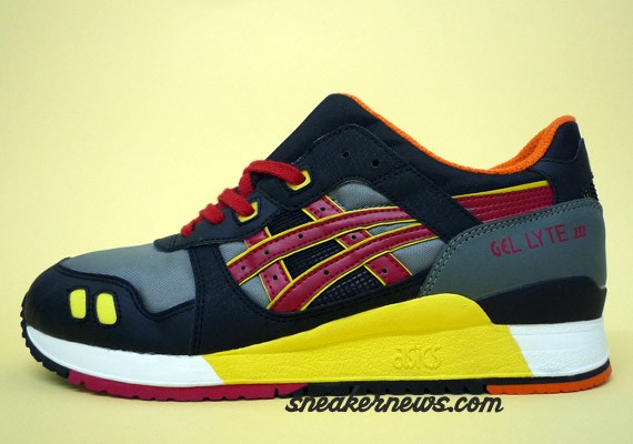 Asics Gel Lyte III – Grey – Black – Red