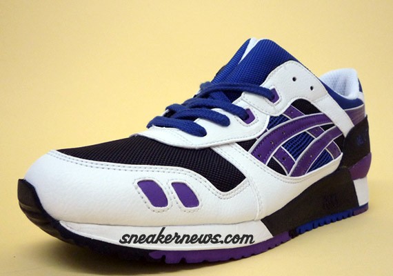 Asics Gel Lyte III - White - Black - Purple