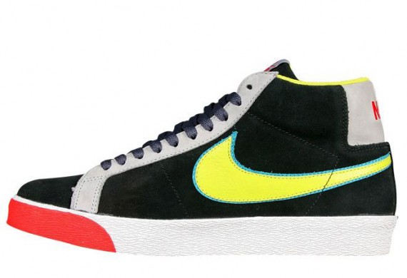 Nike SB Blazer Mid – Black – Bright Cactus