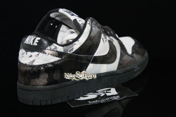 Nike Dunk Low - Croc Skin - White/Grey/Black