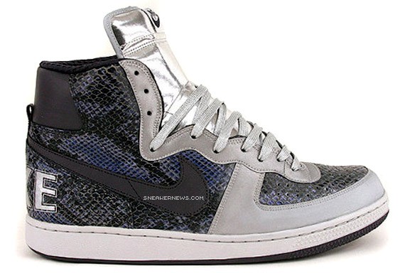 Nike Terminator High - Metallic Silver - Snake