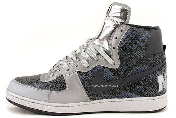 Nike Terminator High - Metallic Silver - Snake