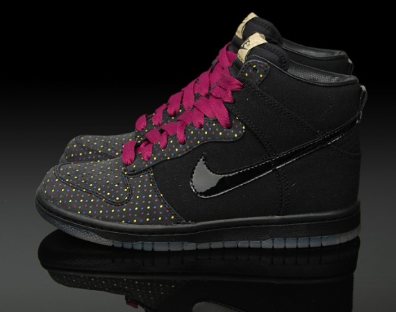 Nike WMNS Dunk High Premium - Black/Mutli