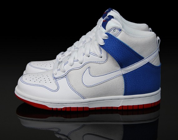 Nike WMNS Dunk High – White/Varsity Royal/Varsity Red