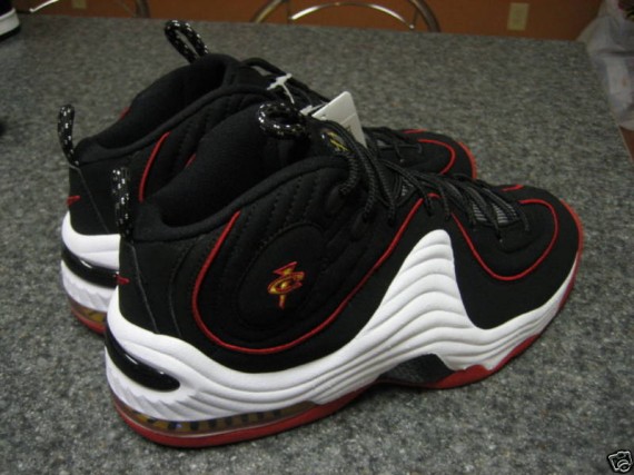 Nike Air Penny II Retro Sample - Black - White - Varsity Red