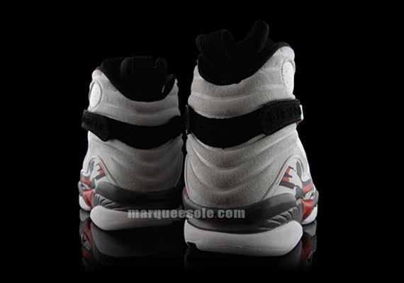 Air Jordan VIII (8) - White-Grey-Red-Black - 8 & 15 Countdown Pack