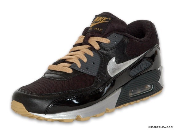 Nike Air Max 90 - Black - Silver - Gold