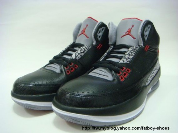 Air Jordan 2.5 - Black - Cement Grey - Red