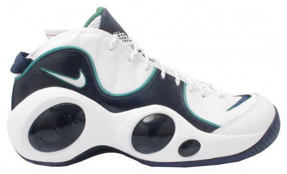 Nike Air Zoom Flight 95 Premium - White-Midnight Navy-Pine Green