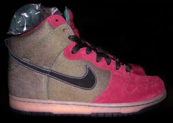 Nike Dunk High Pro SB - Forest - Black - Pink