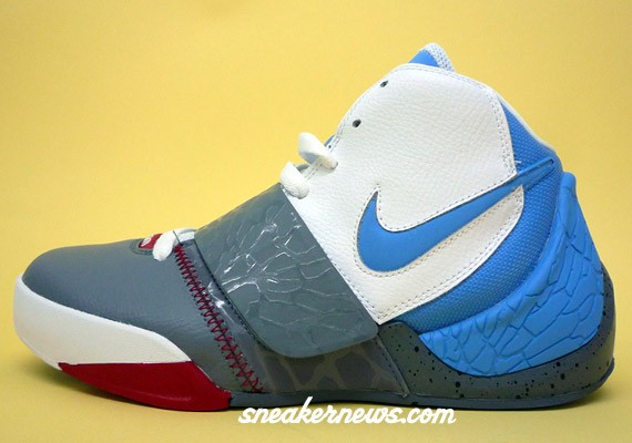 Nike Flight Dunk Hoop - White - University Blue - Grey